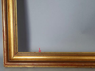 Cadre Photo Moderne 60,5x50,5 Cm - Bois Doré, Baguette C450, Format 51x41 Cm