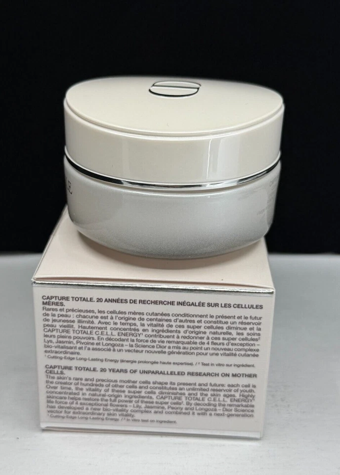 Crema reafirmante y correctora de arrugas Dior Capture Totale Cell Energy 1,7 oz nueva en caja Foto 2 de 4