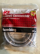ACE Faucet Connector Stainless Steel Braided 3/8" x 3/8" x 60"    70155460