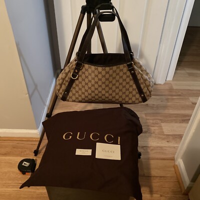gucci crystal abbey tote