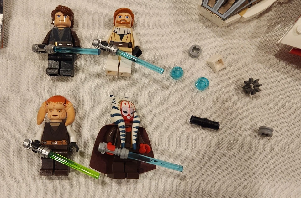 Lego 7931 T-6 Jedi Shuttle - SW: Clone Wars - Saesee Tinn - Abierto, Cmp, Dmgd Inst Foto 4 de 4