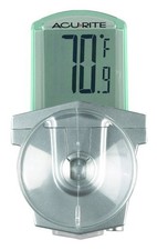 00799HDSBA1 00799 Digital Outdoor Window Thermometer, White, 0.2