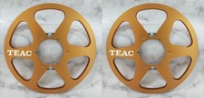 One Pair 10.5'' golden TEAC Tape reel High Quality Aluminum Take Up Reel