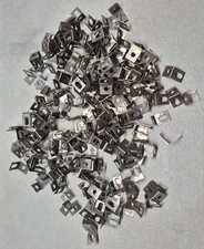 Lot of 250+ A.C. Gilbert Erector Part "CH"  Ni Plated  Small Right Angles