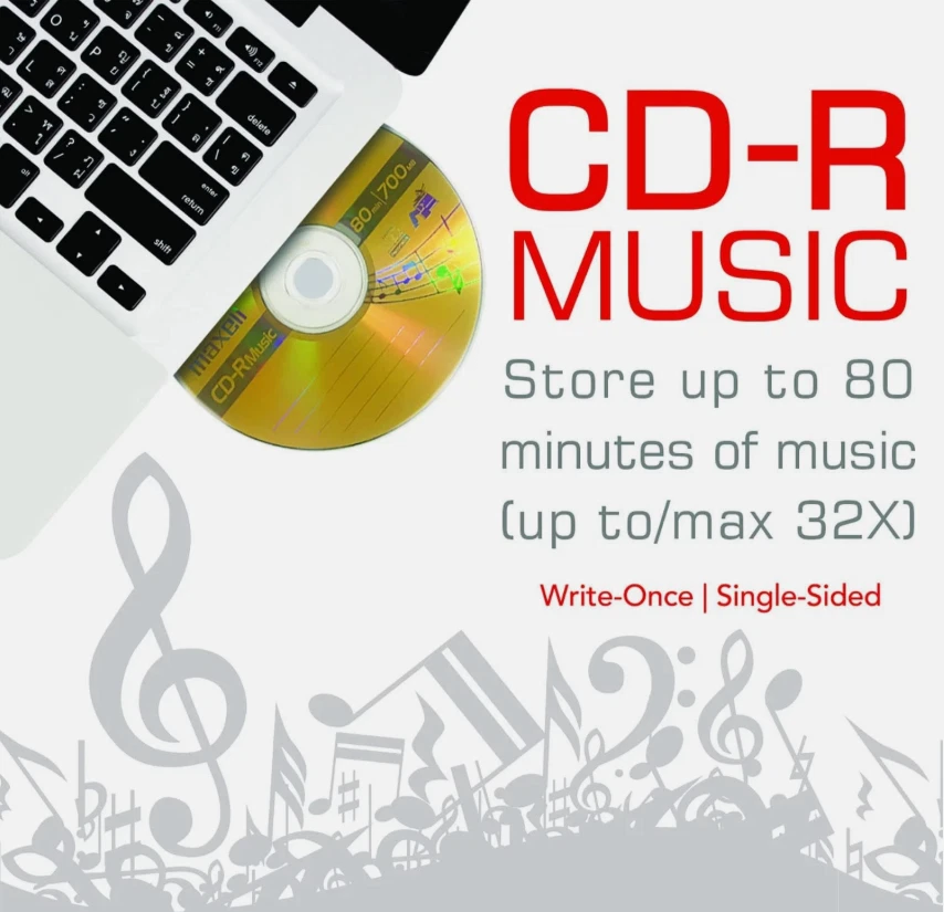 Maxell CD-R Music Spindle 50-Pack Audio Only Blank Media (625156) BRAND NEW - Image 3 of 4