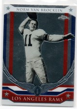 2008 Topps Chrome Honor Roll #HR-NB Norm Van Brocklin Los Angeles Rams    55