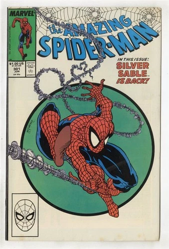 Amazing Spider-Man #301 NM- 9.2 ow/white pages  Classic McFarlane cover  1988
