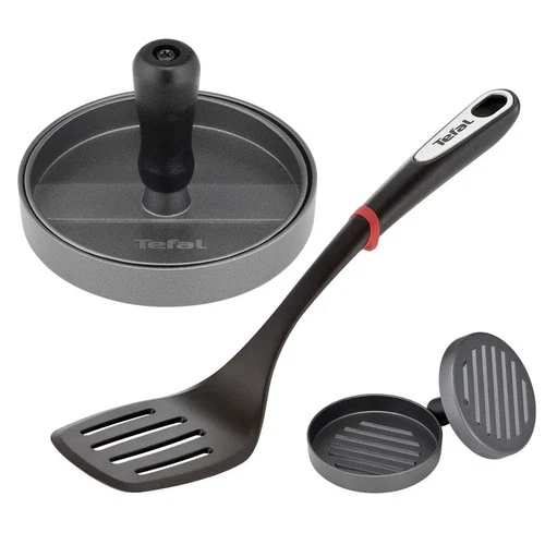 Set Tefal Hamburgerpresse Burgerpresse + Tefal Pfannenwender Bratwender