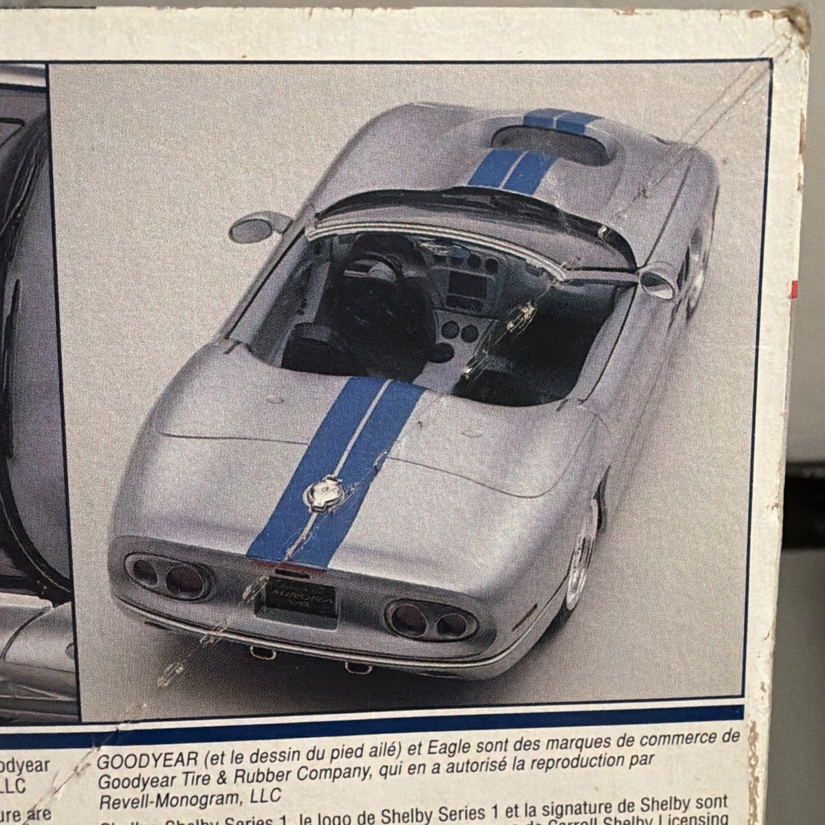Revell Shelby Series 1 Model Kit 1:25 Scale 85-2534 Open Box 