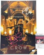 Bill Skarsgard & FKA twigs signed 12x18 Poster Eric Draven JSA Authentication