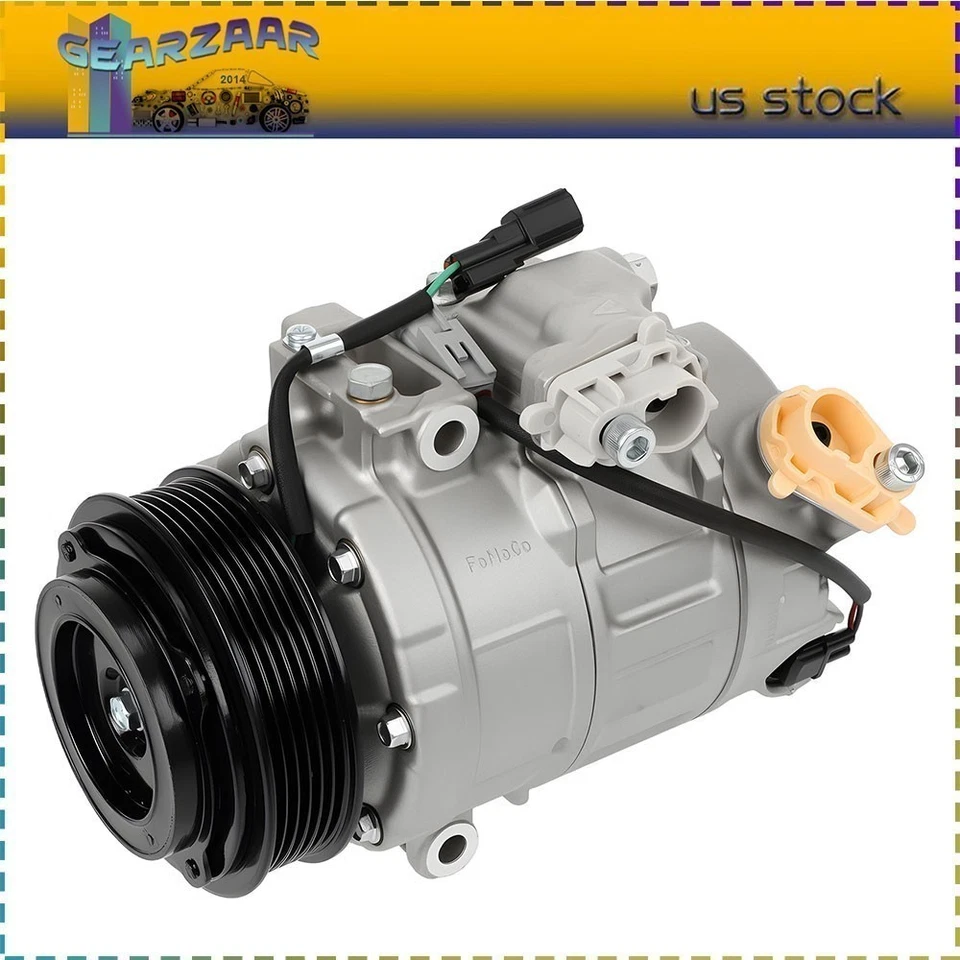 Compresor de aire acondicionado apto para Ford Explorer Lincoln MKS MKT MKZ 2013 2014-2018 3,5 L 3,7 L Foto 2 de 4