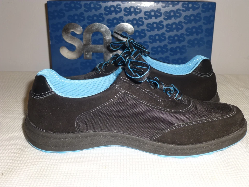 Zapatos para caminar SAS para mujer deportivos de lujo negros talla 6,5 W nuevos en la caja - Foto 4 de 4