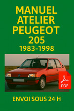 Manuel Atelier Peugeot 205