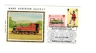 1981 ISLE OF MAN - MANX NORTHERN RAILWAY - BENHAM SILK FDC FROM COLLECTION B17