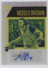 2020-21 Panini Flux Rookie Signatures Silver Prizm Moses Brown #FRS-MBR Auto 7ti