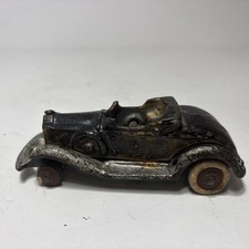 Arcade Toys Cast Iron Antique 4" Sedan Missing 2 Tires PAT PENDING