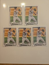 Garrett Crochet 2021 Bowman Rc Lot Of 5 #47