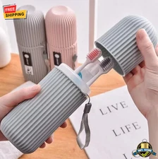1 pc Portable Toothbrush & Toothpaste Travel Case Holder Protective Storage Box
