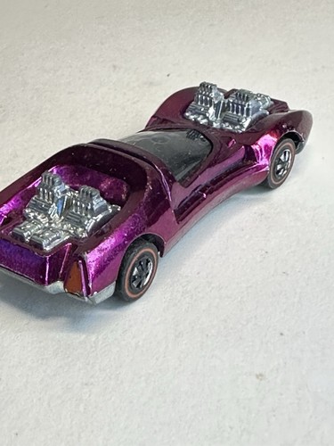 Vintage Hot Wheels Redline 1970 Magenta Mod Quad US - Foto 10 di 21