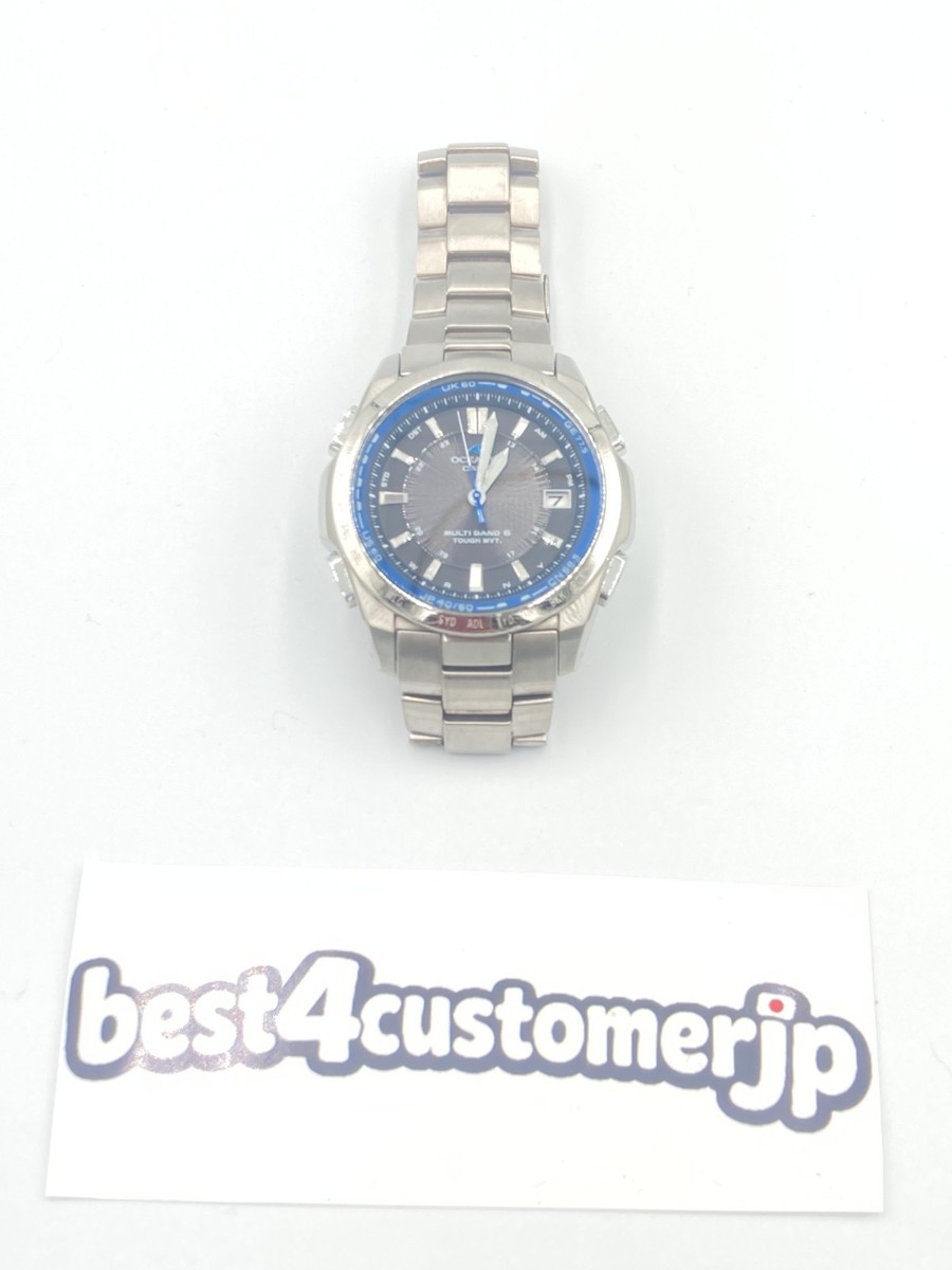 CASIO OCEANUS OCW-T100　電波ソーラー、チタン CASIO OCEANUS OCW-T100TD-1AJF Watch Titanium Solar Radio Multiband