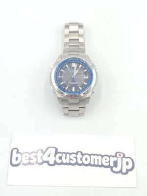 CASIO OCEANUS OCW-T100TD-1AJF Watch Titanium Solar Radio Multiband Tested Japan