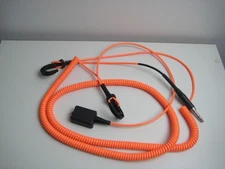 26' Day Glow Orange Extension Cord Assembly  with hook  GSE, Same as David Clark