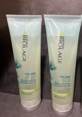 2 Matrix Biolage Volume Bloom Aqua-Gel Conditioner 8.5 oz