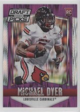 2015 Panini Prizm Collegiate Draft Picks Purple Flash 92/99 Michael Dyer 07rd