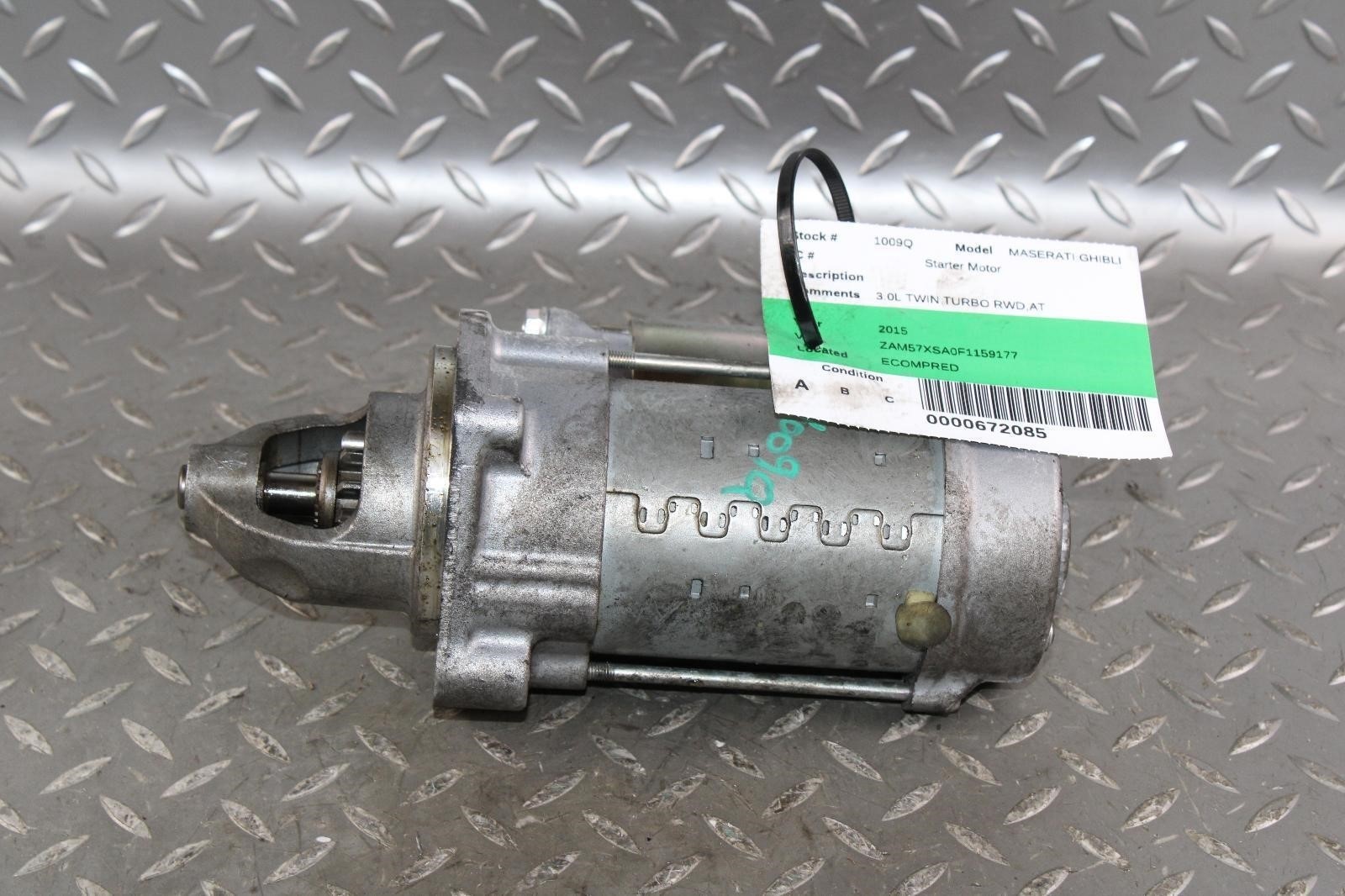 14-24 Ghibli 3.0L Engine Starter Motor Actuator Solenoid Assembly OEM Factory OE