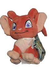 Neopets Plush KeyQuest Red Acara Series 5 2008 Jakks Pacific New w/ Tags NWT