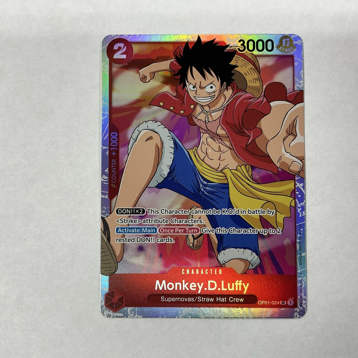 Monkey.D.Luffy OP01-024 Romance Dawn for sale | eBay