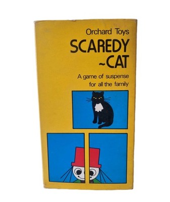 Vintage Orchard Toys ''Scaredy Cat'' Spiel komplett? Lernspiel Familienspiel 1975