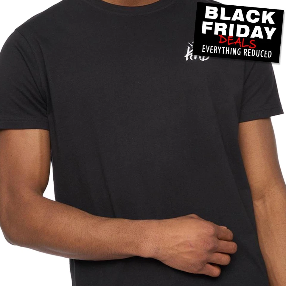 Kings Will Dream Crosby 2.0 Mens Casual Fashion Desinger Tee T-Shirt Black