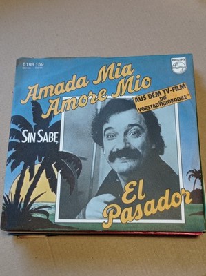 Single Vinyl 7''   Sin Sabe - Amada Mia Amore Mio