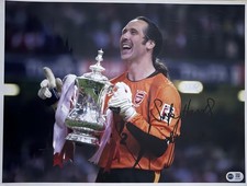 David Seaman signed 16x12 Arsenal large photo A COA RACC Trusted Seller ACGCert