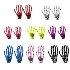 Halloween Skull Hand Claw Dark Claw Hair Clip Party Headwear Duckbill Clip
