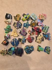 Lot of 28 Peirs Clip Earrings Plastic Handmade Vintage Costume Jewelry
