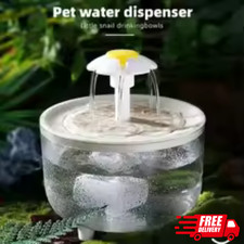 Dog Water Fountain Cats Pet Water Fountain Automatic Dispenser 1.2L UPGRADED