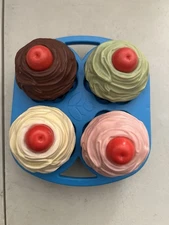 Vintage Fisher Price Fun with Food Cupcakes with Frosting