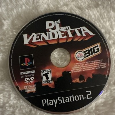 Def Jam Vendetta (Sony PlayStation 2, 2003) PS2 Video Game Disc Only