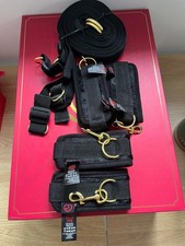 Bed Restraints Kit Under Bed Bondage Soft Wrist and Ankle Cuffs Set BDSM Kit