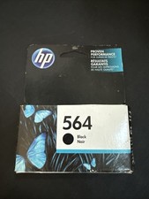 HP 564 Black Ink Cartridge OEM FAST SHIP New In Box Exp 6/2019