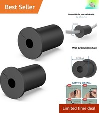 2PCS Durable Silicone Wall Grommets for Seamless Starlink Cable Installation