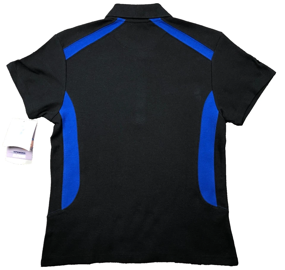 Camisa polo Russell Athletic Dri-Power para mujer talla M azul elástica transpirable nueva con etiquetas Foto 4 de 4