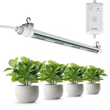 SANSI T8 Grow Lights for Indoor Plants Hanging Full Spectrum 25W 195W Grow Light