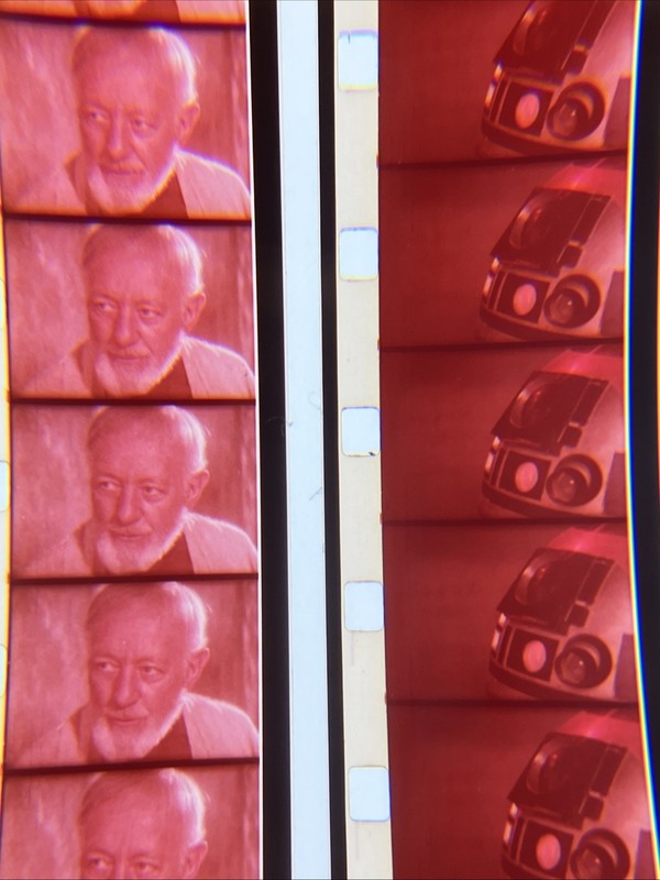 Star Wars Obi-Wan & R2-D2 8mm Film 2 Strip Lot (48 Cells)