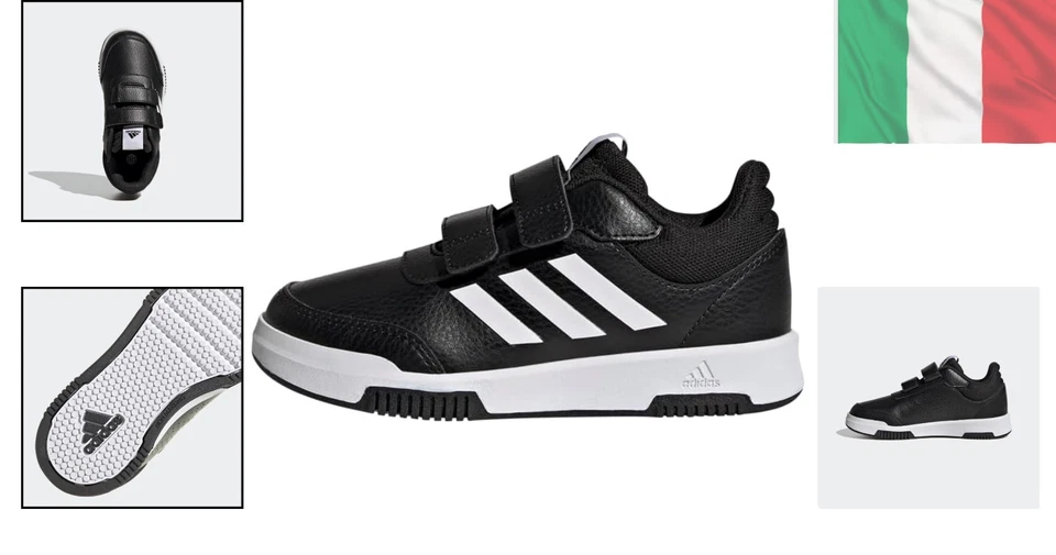 adidas Tensaur Hook And Loop Shoes, Sneaker Unisex-Bambini e Ragazzi - Immagine 2 di 4