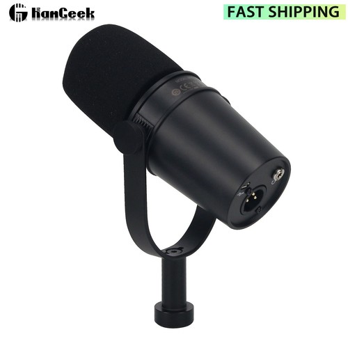 USB/XLR Podcast Microphone Dynamic Microphone Wired for Livestreaming Black - Picture 4 of 7