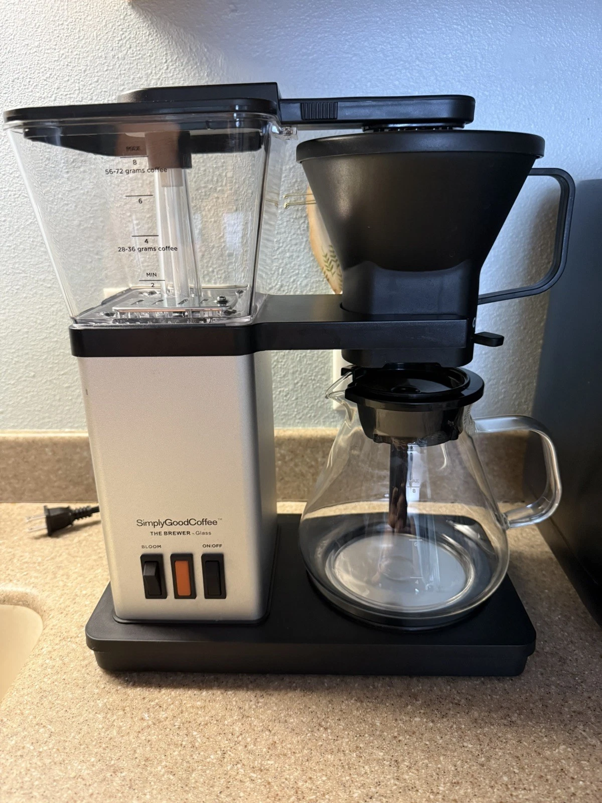 SimplyGoodCoffee The Brewer Glass Carafe 8 Cup Auto Pourover Coffee Maker
Opens in a new window or t