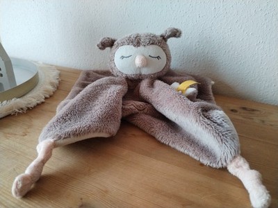 Steiff Ollie Eule Schmusetuch, Kuscheltier, 26cm